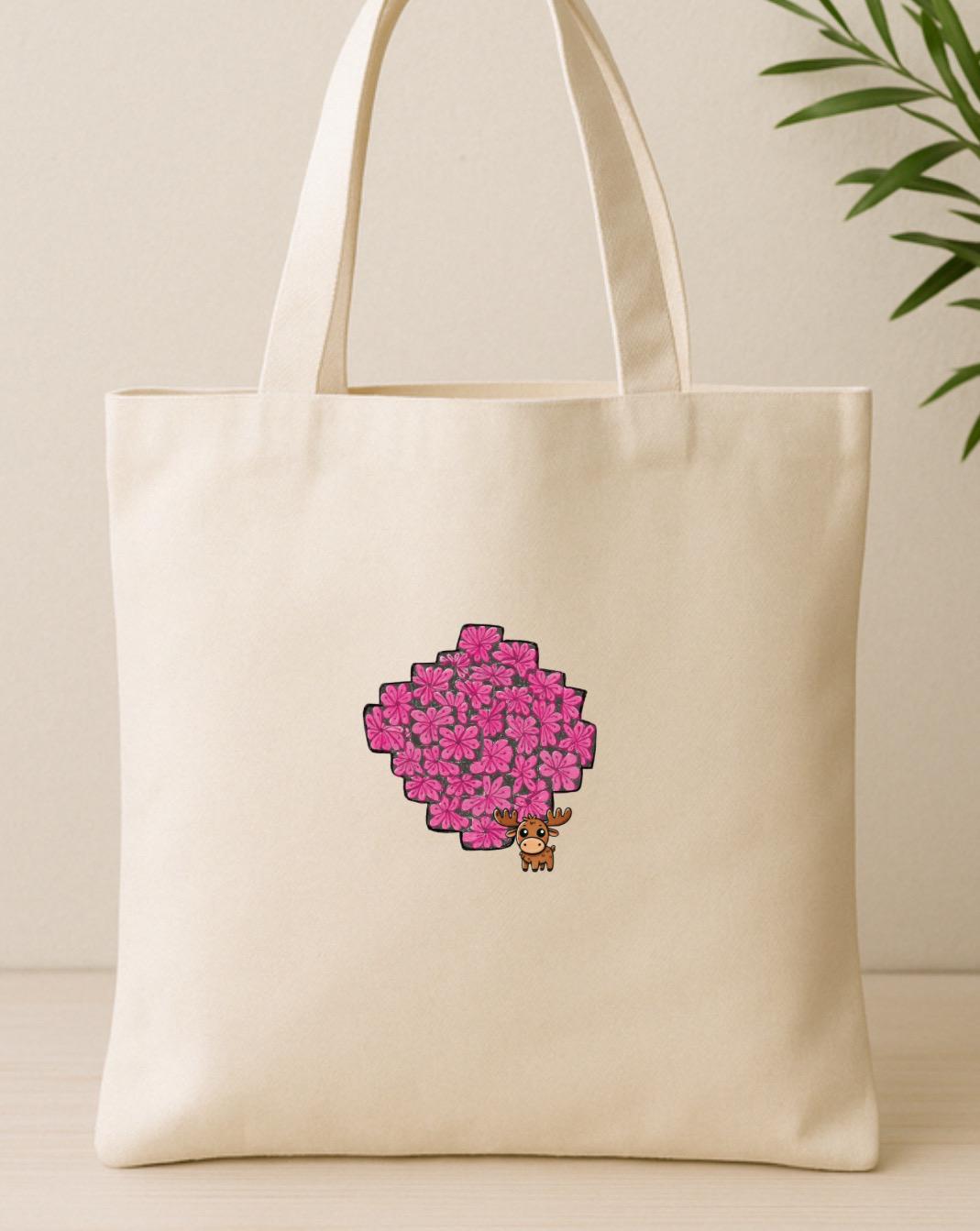 Eco-Friendly Canvas Tote Bag | Moosi's Flower Patch
