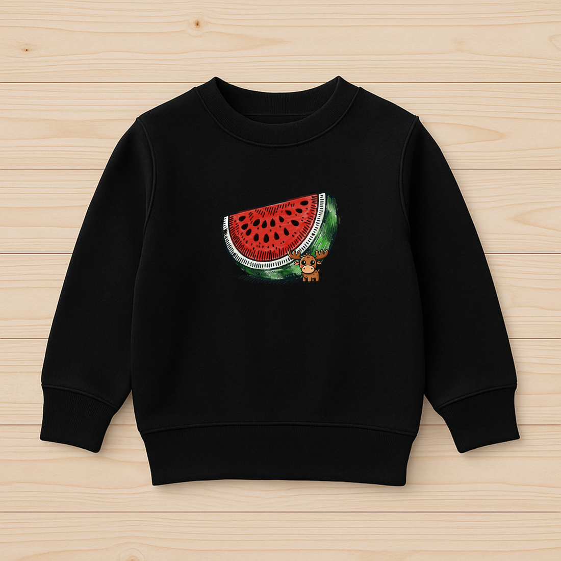 Moosi’s Melon Mood | Melon Magic Crewneck for Kids