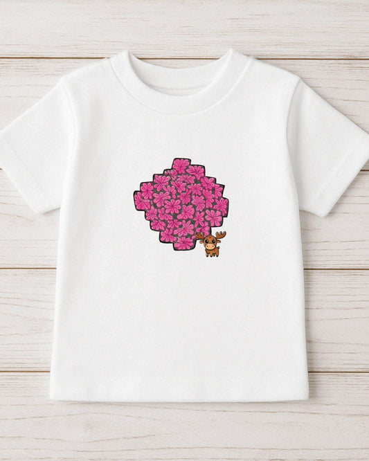 Moosi’s Flower Patch Tee | Sweet Floral Shirt for Kids
