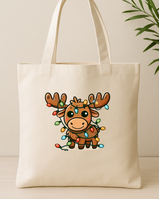 Moosi's Holiday Cheer | Whimsical Tote