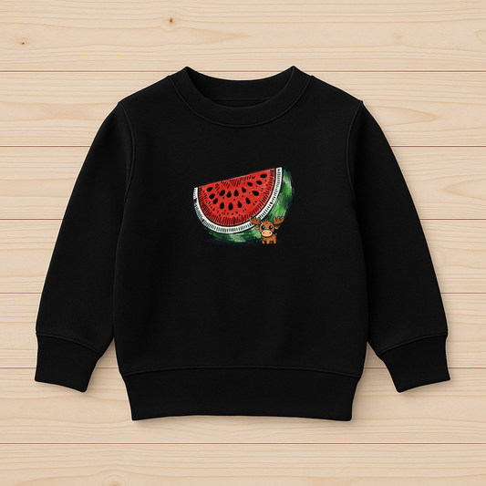 Moosi’s Melon Mood | Melon Magic Crewneck for Kids